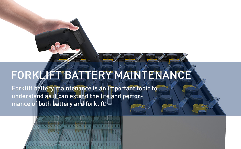 Forklift battery water gun operation guide