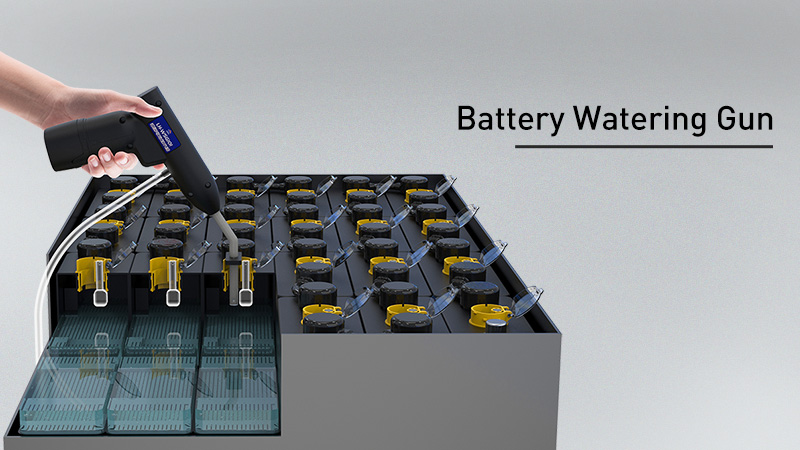 The operation error of electric forklift battery water refill, do you understand?