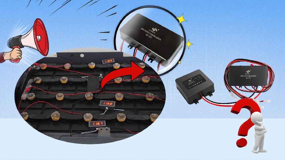 How does electric vehicle battery balance voltage?