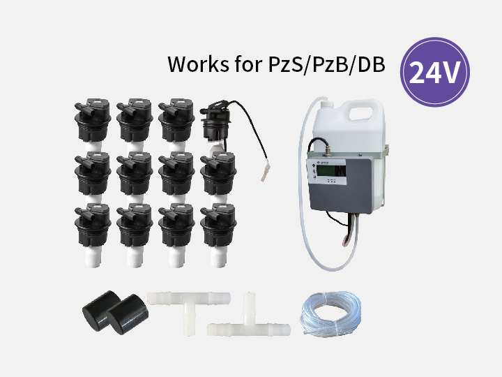 Battery watering system—24V