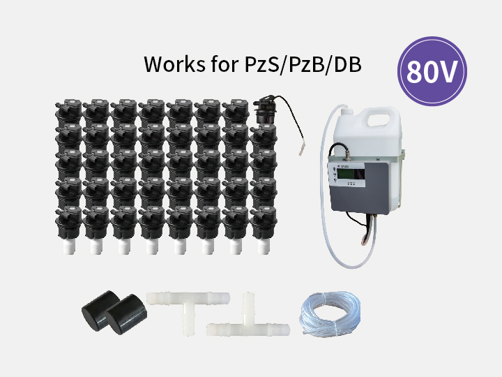 Battery watering system—80V