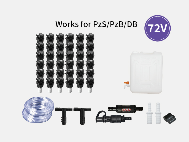 Battery semi-auto watering system—72V